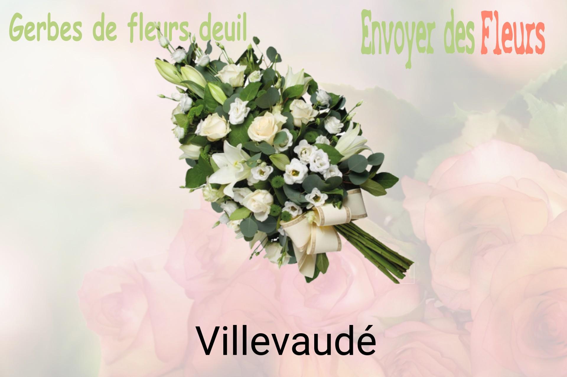 Gerbe de fleurs de deuil livrée à Villevaudé